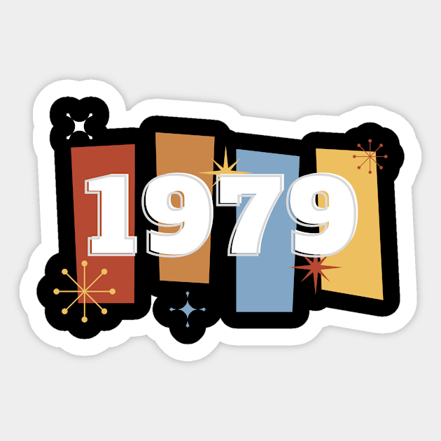 1979 Time Capsule Era - Front & Back - Retro Pop Culture Sticker by OTL Spotlight